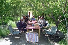 
Jerome Ryan And Crew Celebrating A Successful Trek On The Way Back To Skardu
